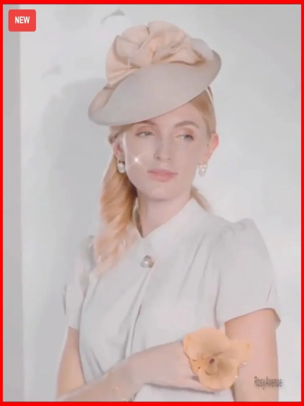 Women's Derby Hat Fascinator Pillbox Headband for Formal Events